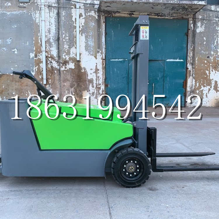 德庆县小型电动叉车1吨2吨步行站驾式电瓶堆高充电装卸车液压升降车铲车